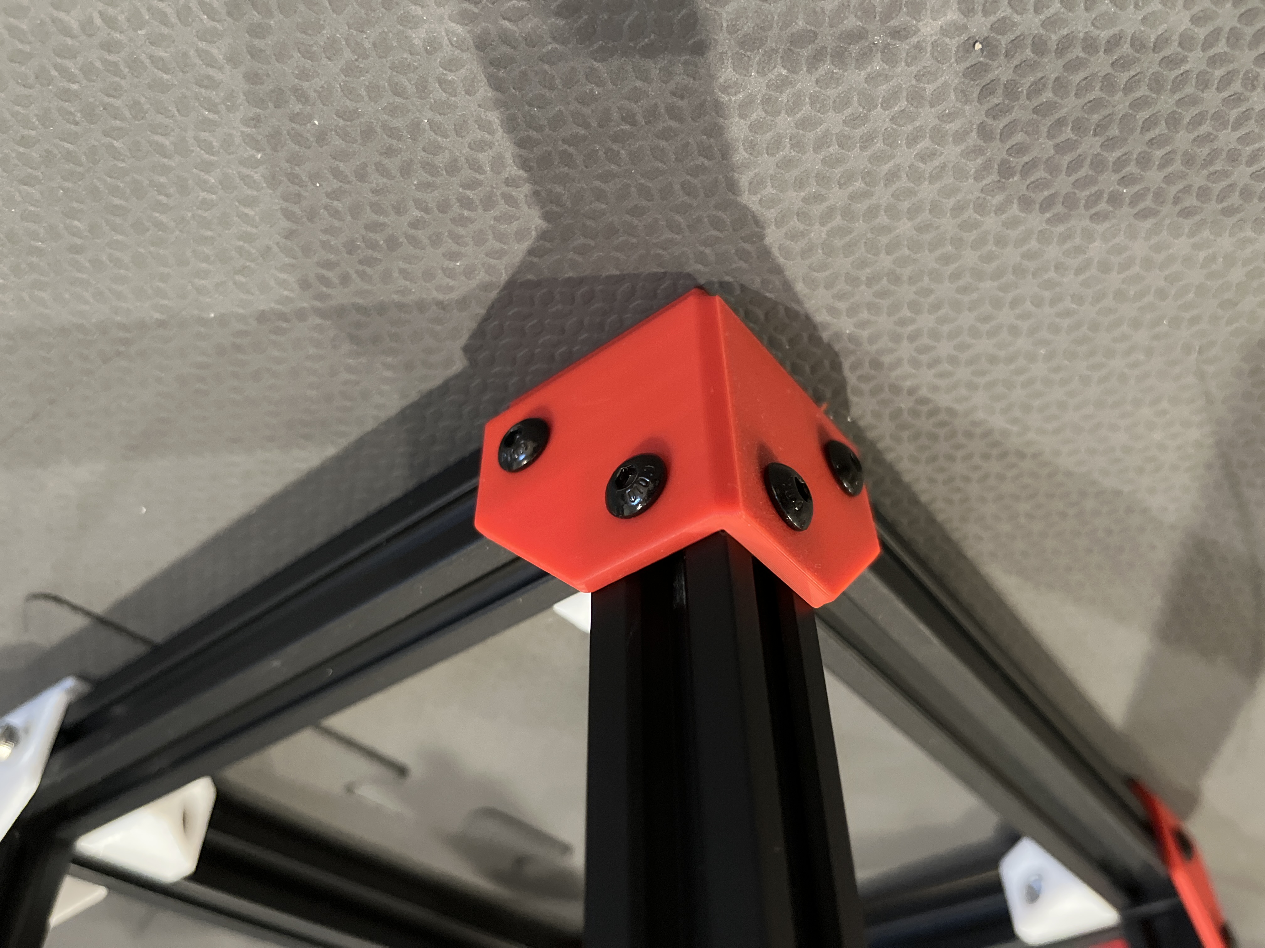 2020 Extrusion External Corner bracket (connect 3 Extrusions) | Optimized