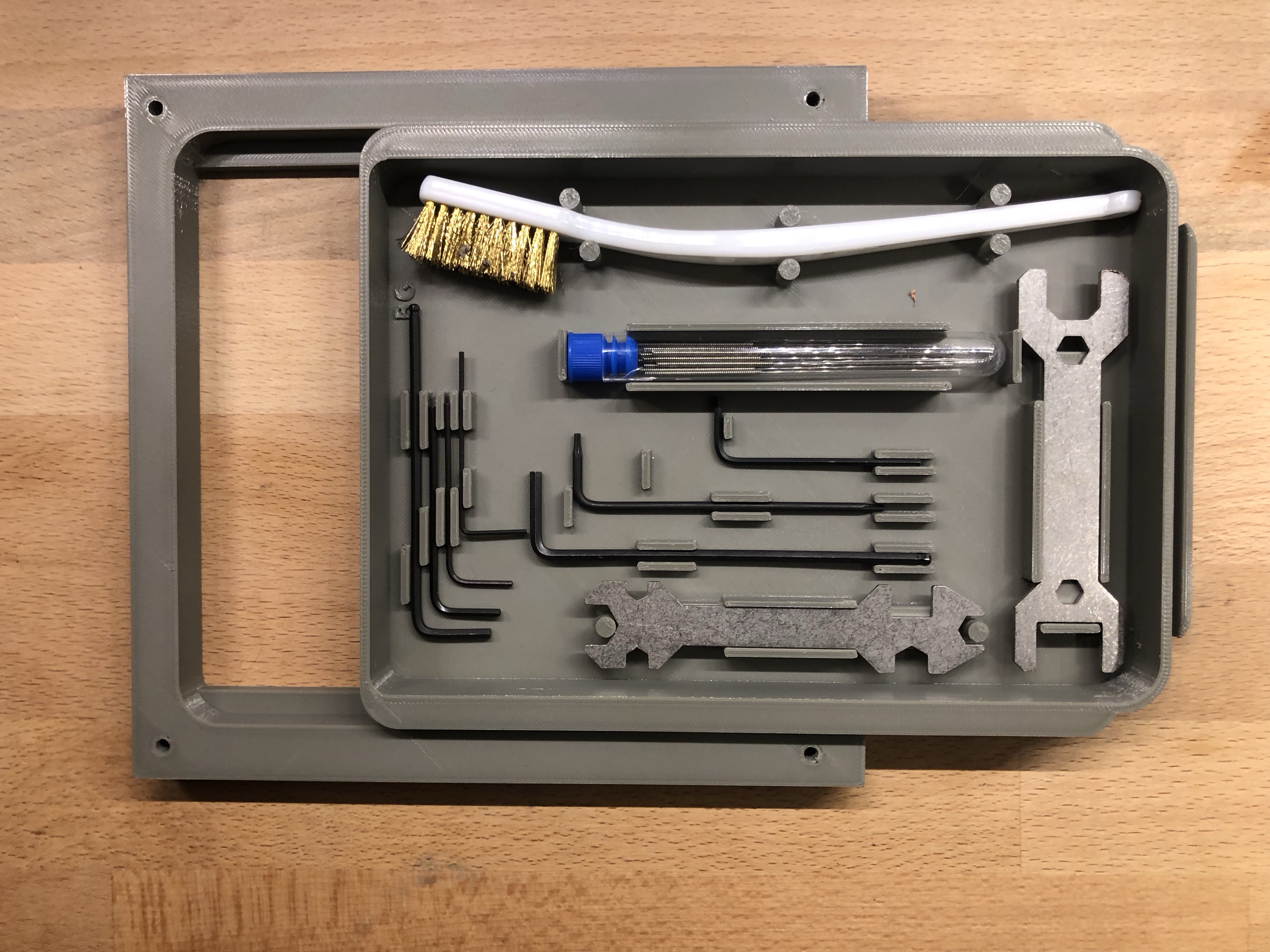 Miniatura 2 do modelo 3D Under table drawer for MK4 tools
