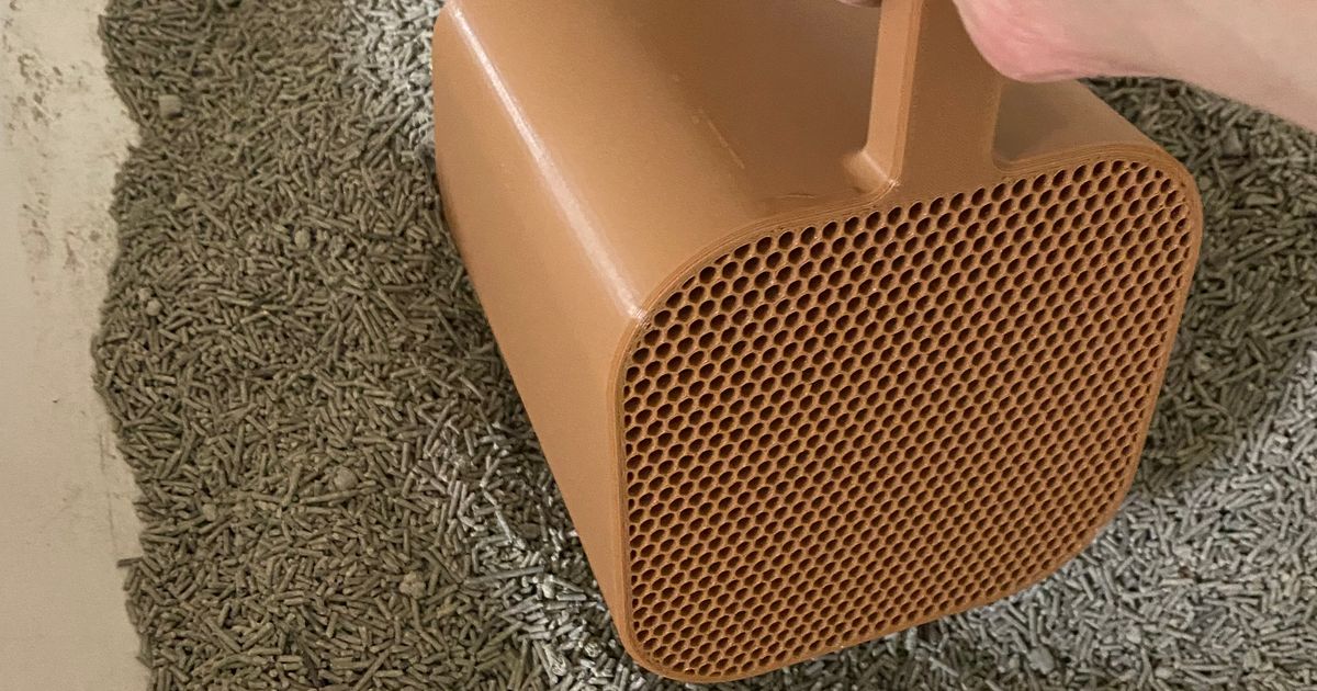 Cat Litter Filter by Lu123 Download free STL model