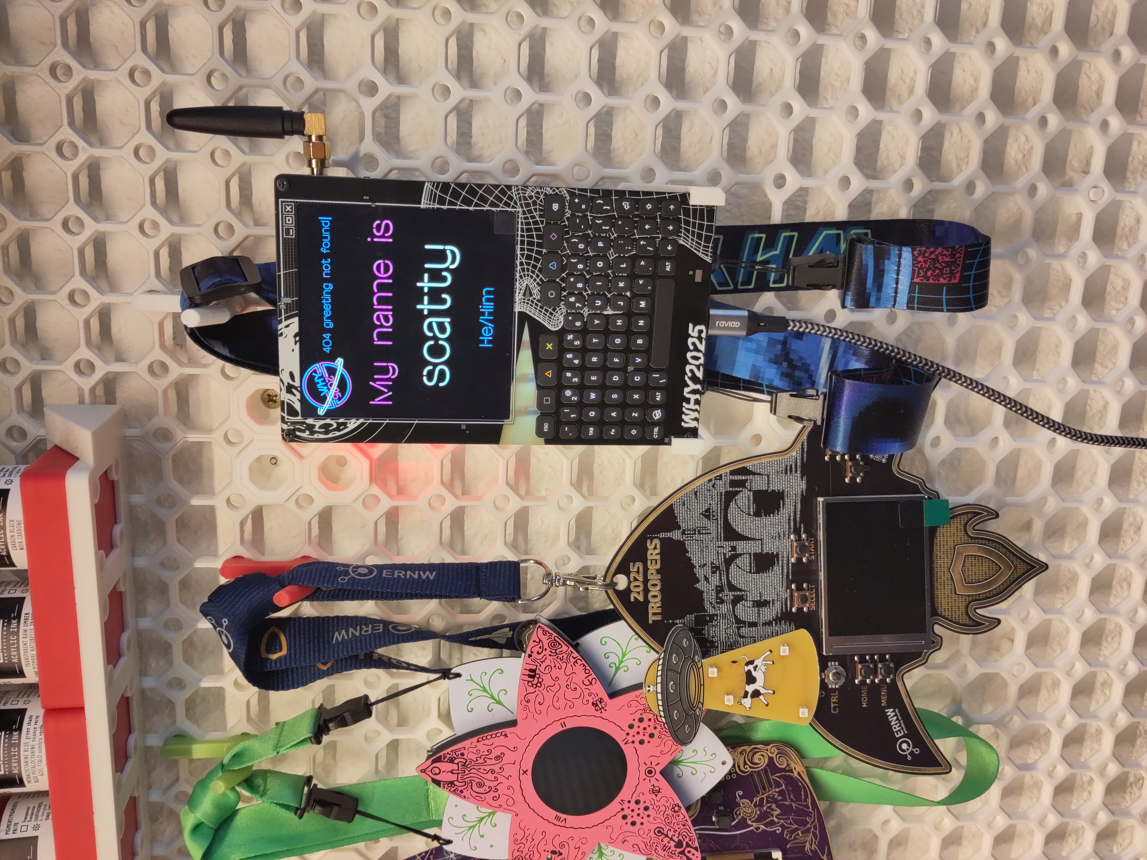 WHY2025 Badge holder for Multiboard