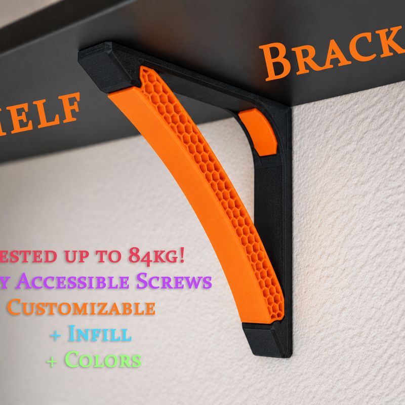 Modular Shelf Bracket – Easy Accessible, Customizable & Strong by ...