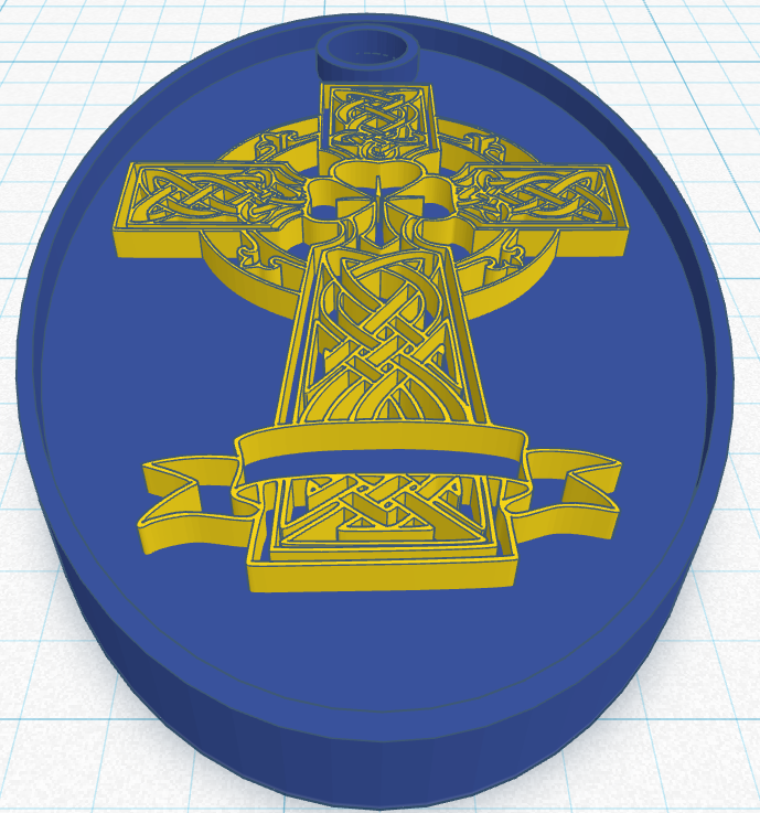 Celtic Cross Keytag 1