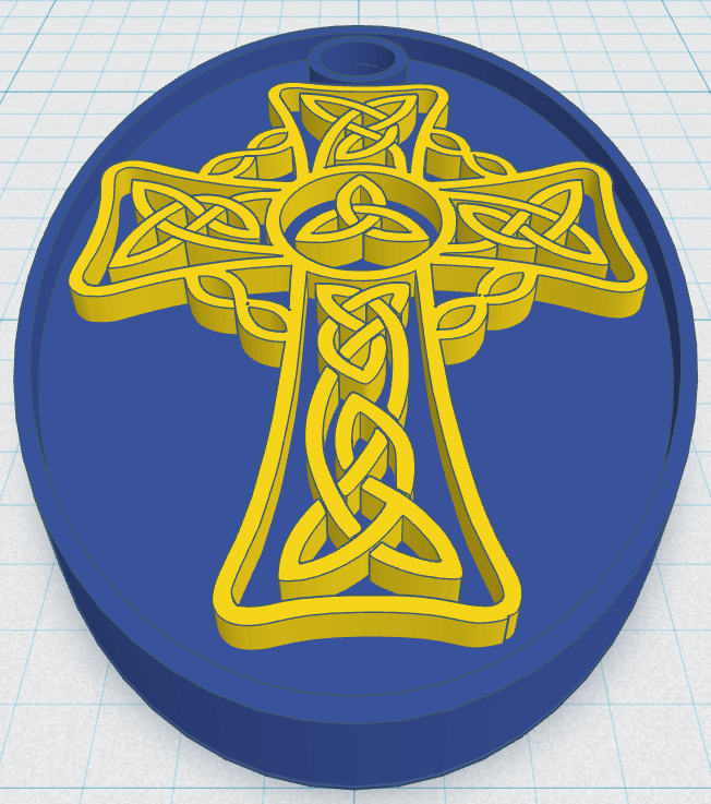 Celtic Cross Keytag 3
