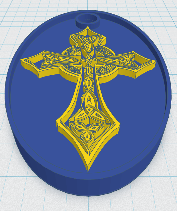 Celtic Cross Keytag 4