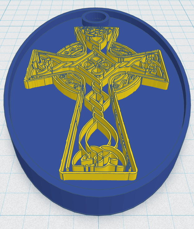 Celtic Cross Keytag 6