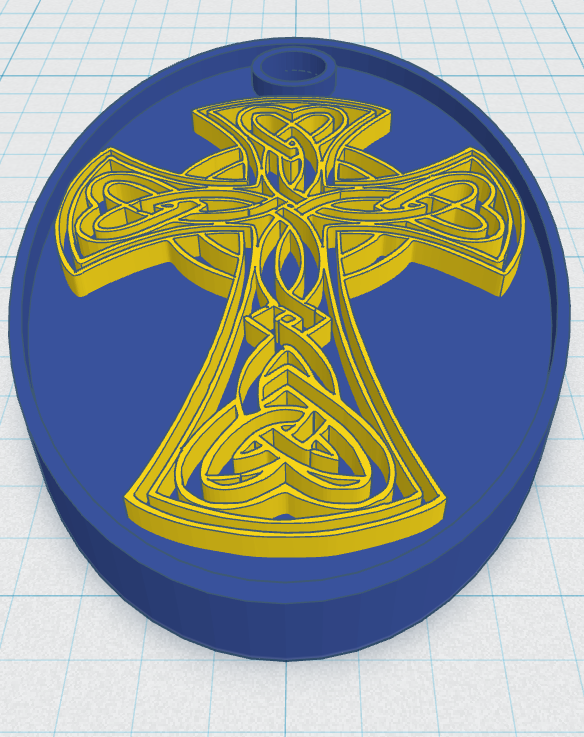 Celtic Cross Keytag 8