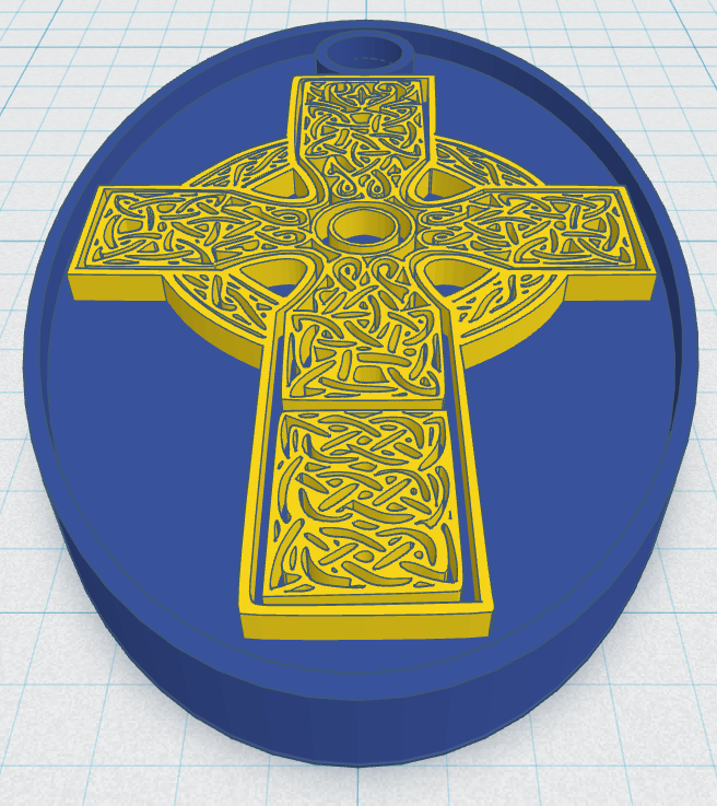 Celtic Cross Keytag 9