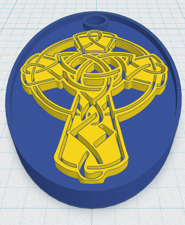 Celtic Cross Keytag 10