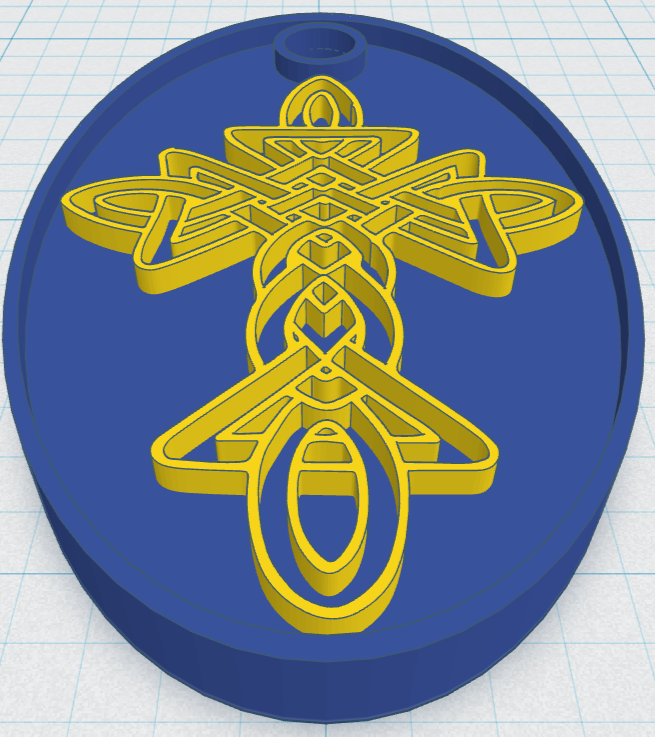 Celtic Cross Keytag 11
