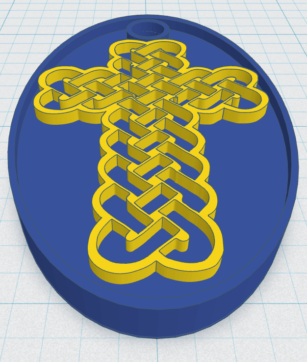 Celtic Cross Keytag 13