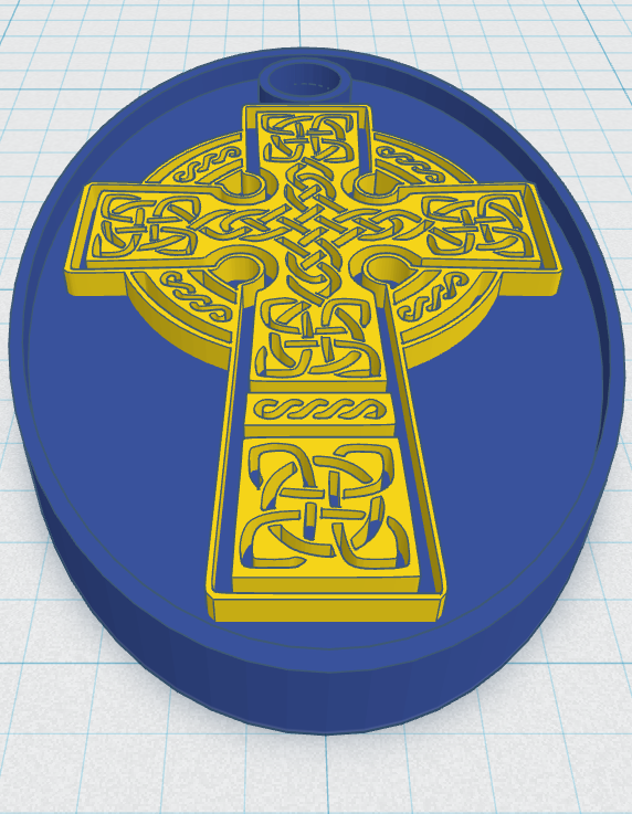 Celtic Cross Keytag 16