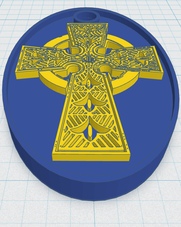 Celtic Cross Keytag 17