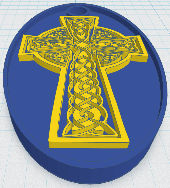 Celtic Cross Keytag 19