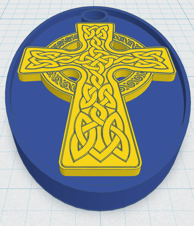 Celtic Cross Keytag 20