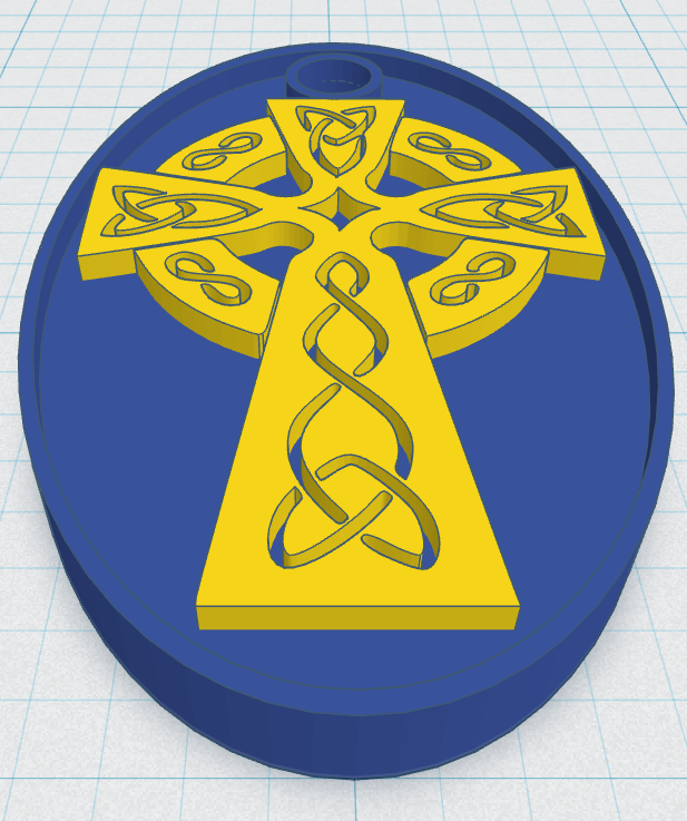Celtic Cross Keytag 21