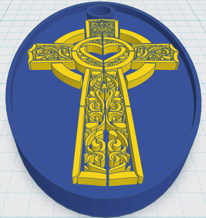Celtic Cross Keytag 22