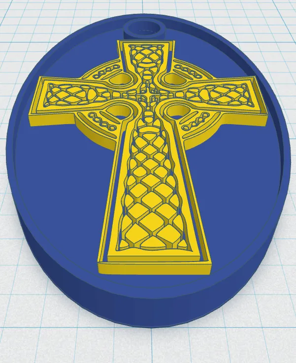 Celtic Cross Keytag 23