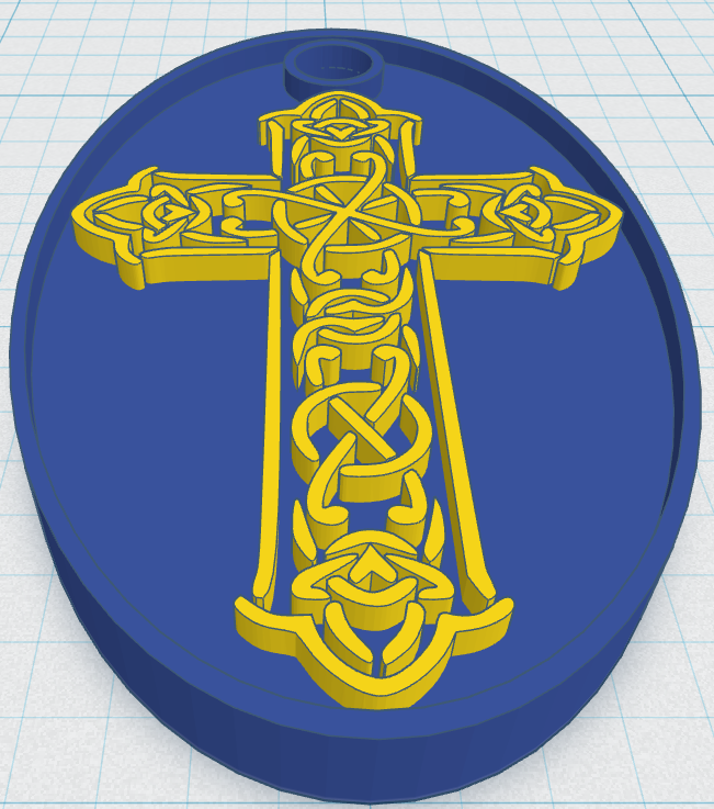 Celtic Cross Keytag 25