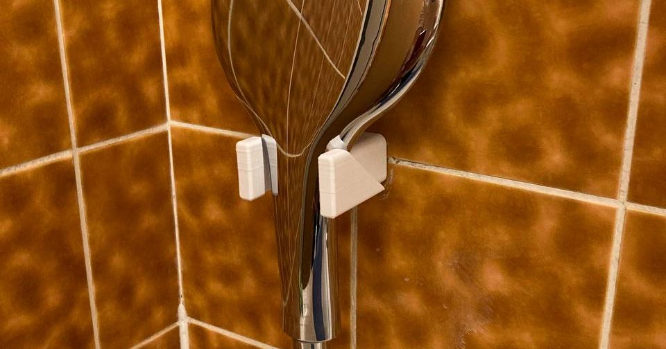 wide shower head holder by Maksim Ushakov Download free STL model