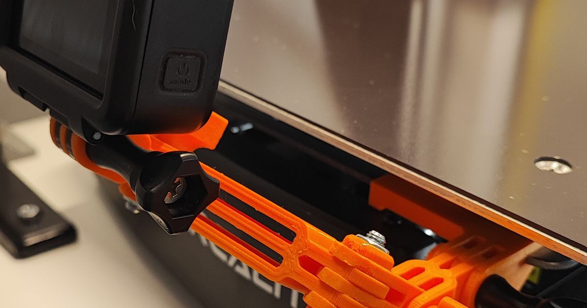 Creality Ender 3 V3 Se Gopro Bed Mount By Nikodrys Download Free Stl