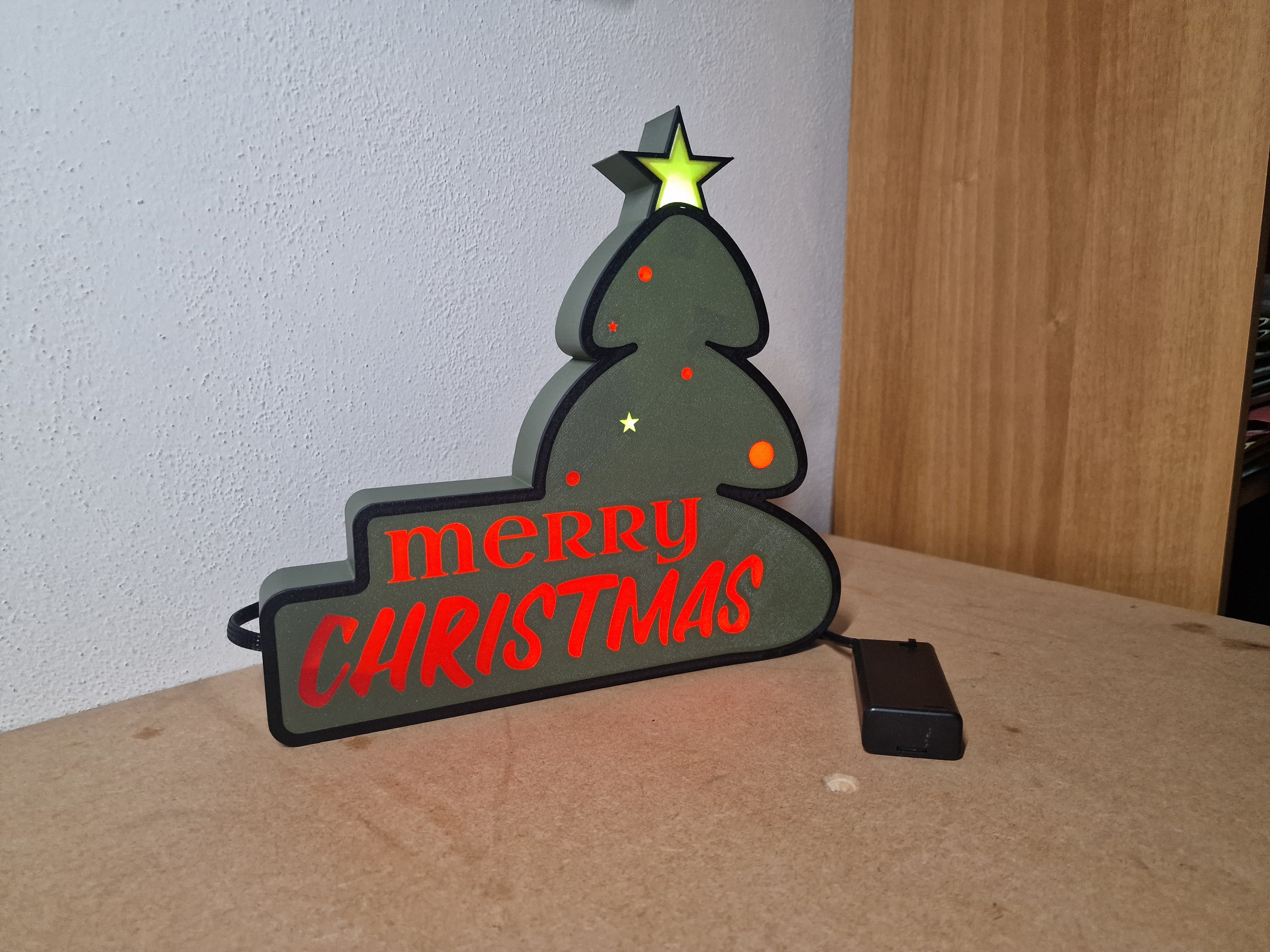Merry Christmas Lamp