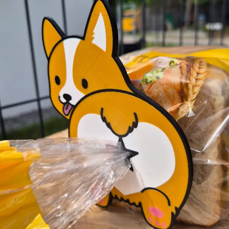 Corgi Bread Bag Clip by Sebastian Przybyłowicz | Download free STL ...