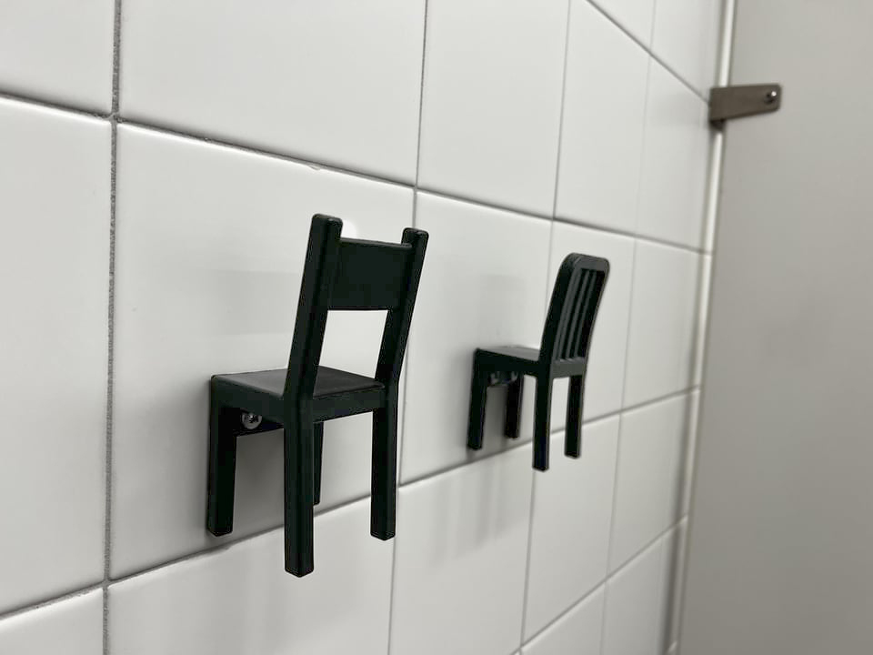 Ikea Chair coat hangers by Permateum Download free STL model