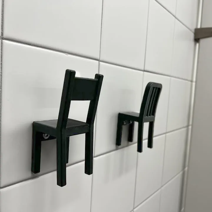 Ikea Chair coat hangers by Permateum Download free STL model