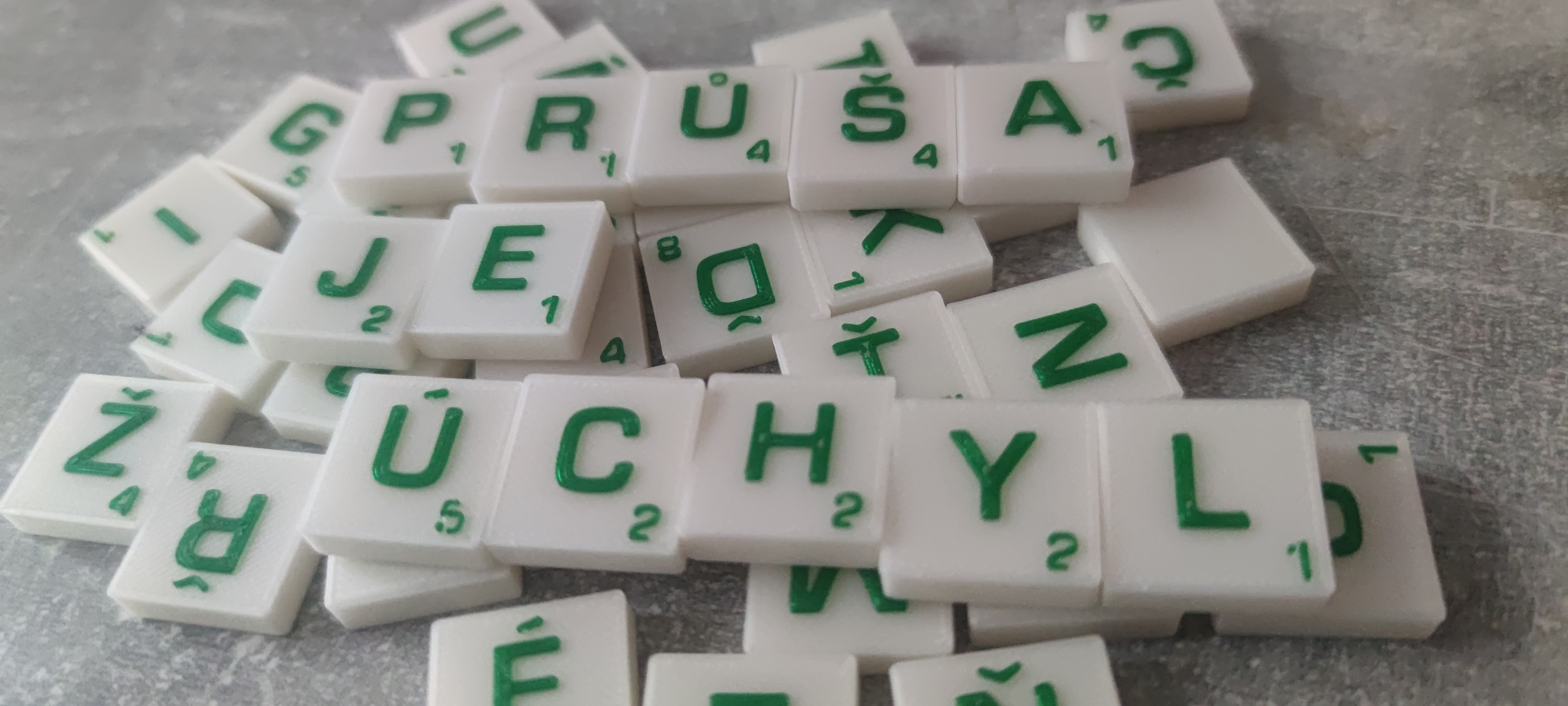 Scrabble Tiles (Czech)