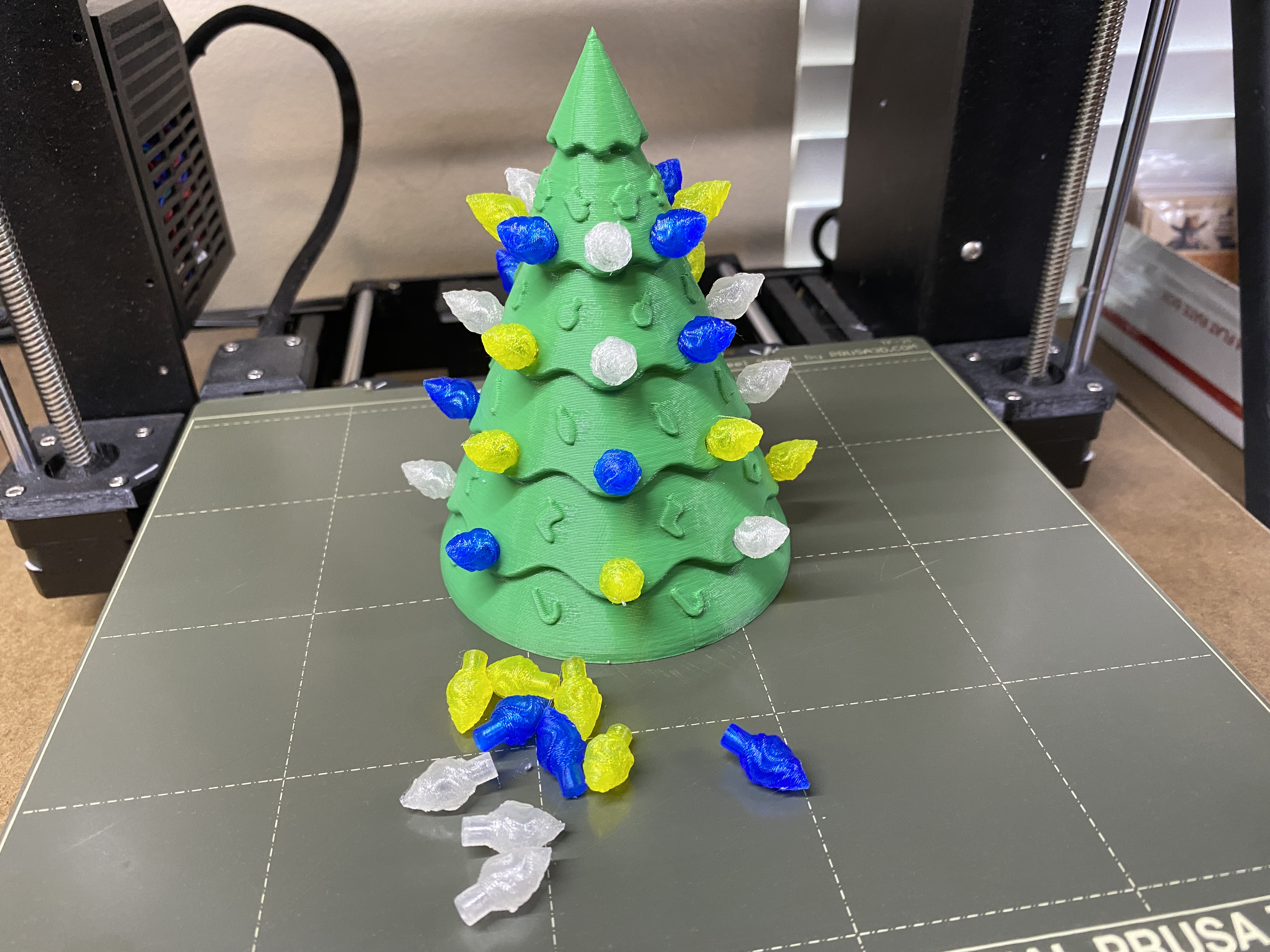 Christmas Tree with Bulbs
