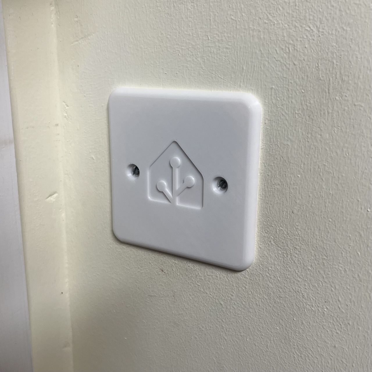 Home Assistant UK Light Switch Blank Face Plate by zerofox3D Download