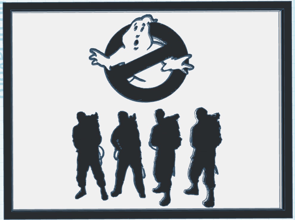 Ghostbusters Wall Plaque – Logo & Team Silhouettes