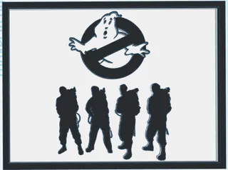 Ghostbusters Wall Plaque – Logo & Team Silhouettes