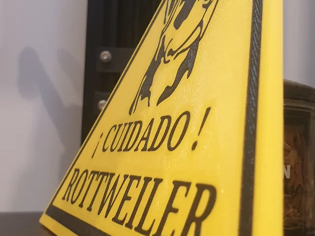 Cuidado con el Rottweiler