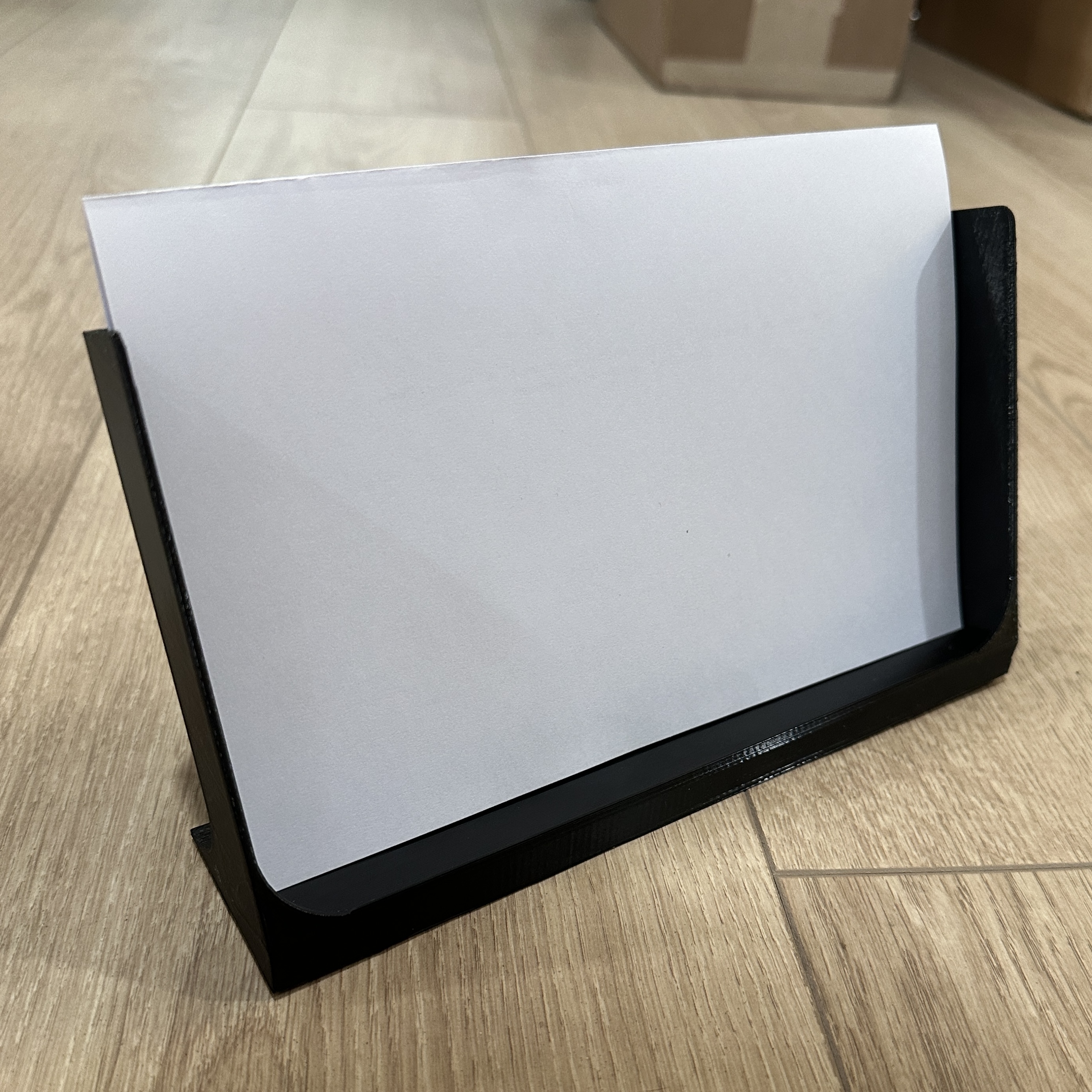 222mm Sheet Stack Paper Display for Half US Letter or A4 - A5 sheets