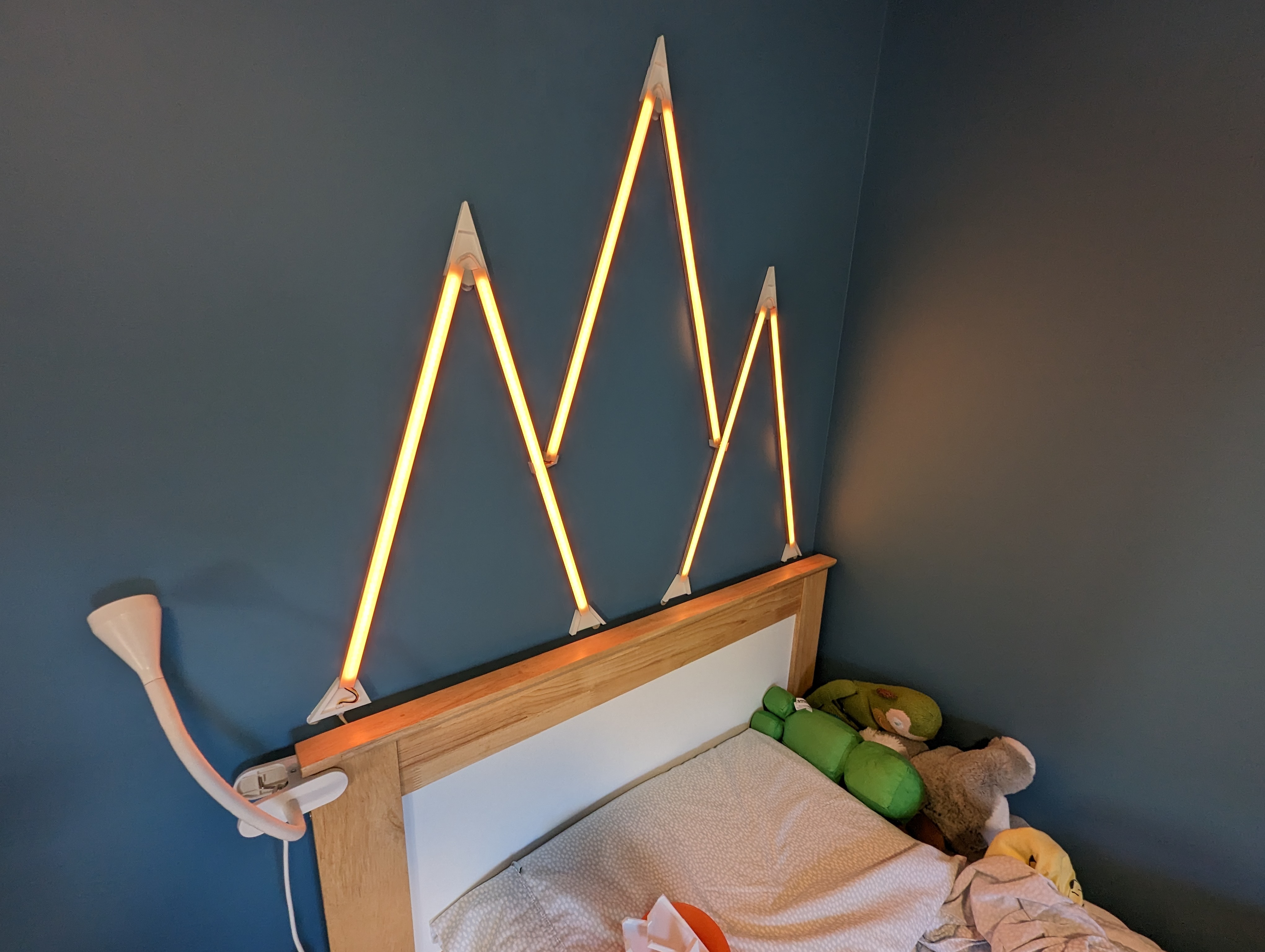 Mountain Peaks WLED wall art