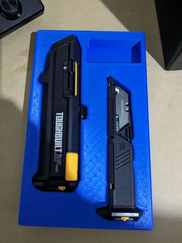 Gridfinity Tough Built Reload Utility Knife and Mag Holder