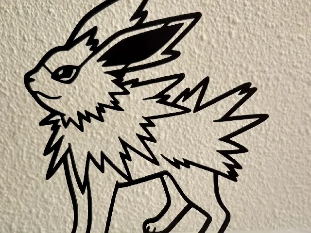 Jolteon Pokémon Line Art