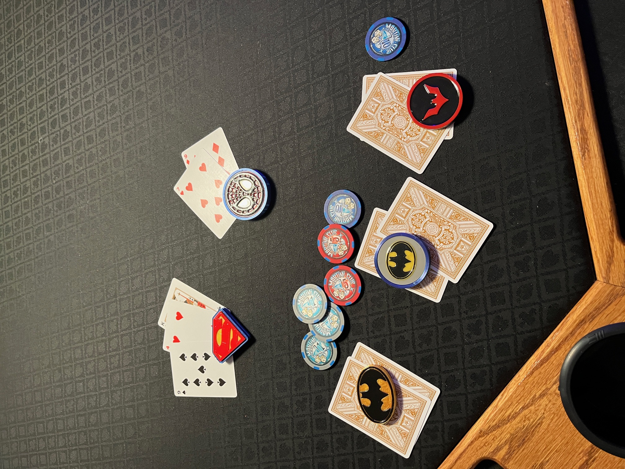 Super Hero Themed Poker Card Cappers