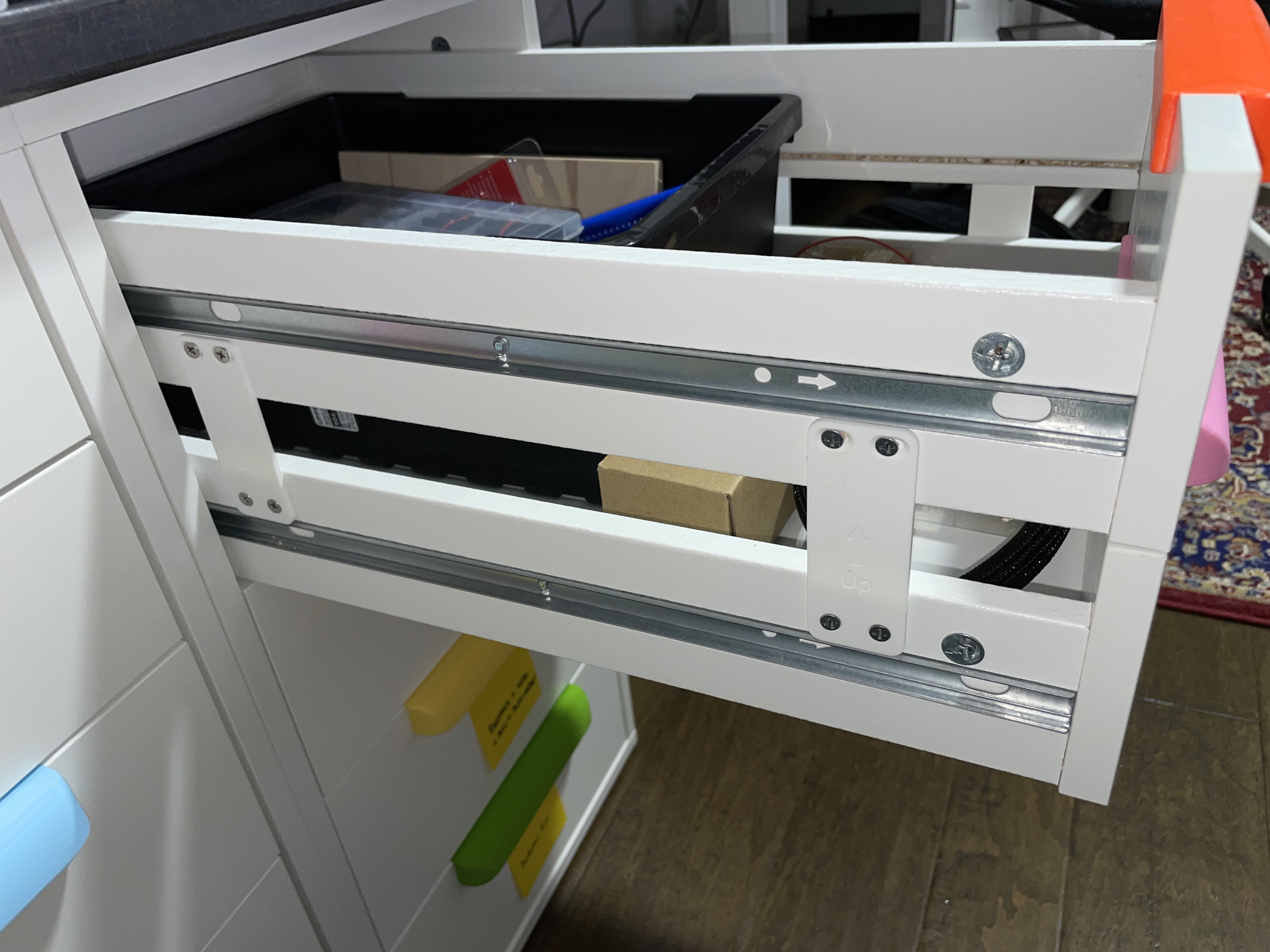 Ikea Alex Drawer Connector / Combine 2 drawers into 1