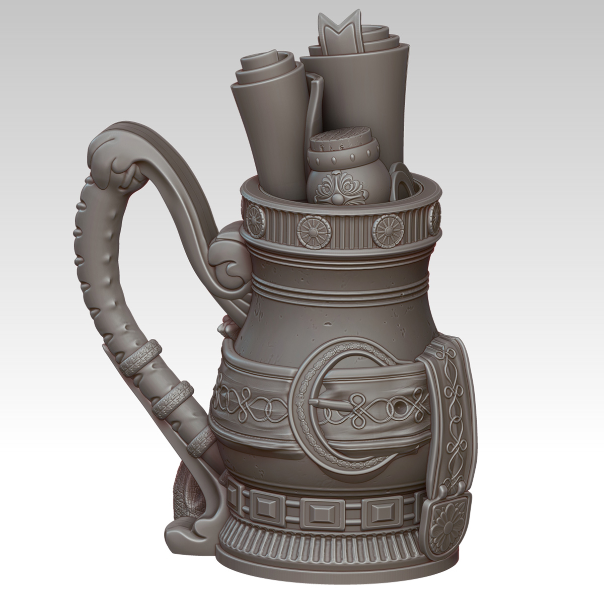 Merchant Mug - Mythic Mugs - Can Holder by Ars Moriendi 3D | Download ...