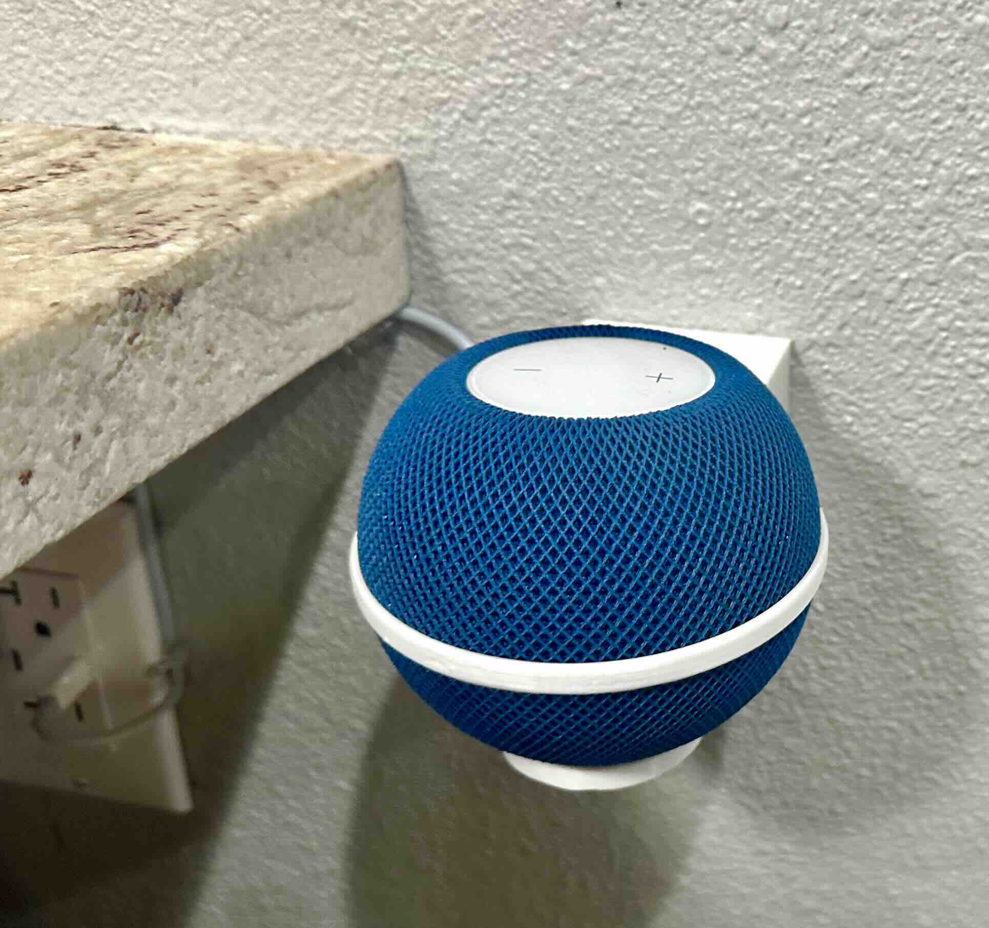 HomePod Mini Wall Mount (Basic Version) – Hidden Cable Holder