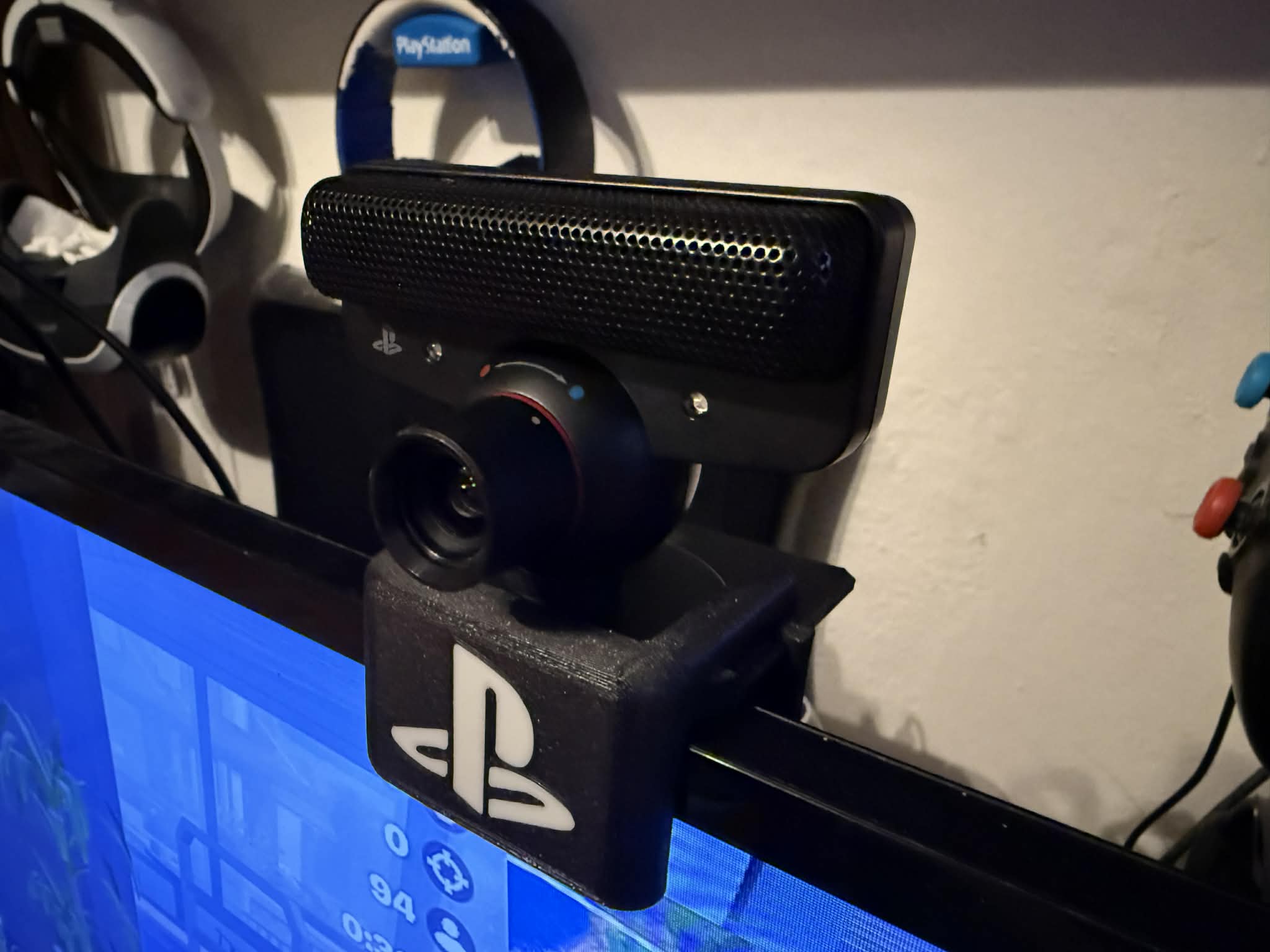 Holder for PS3 camera on TV, Playstation 3