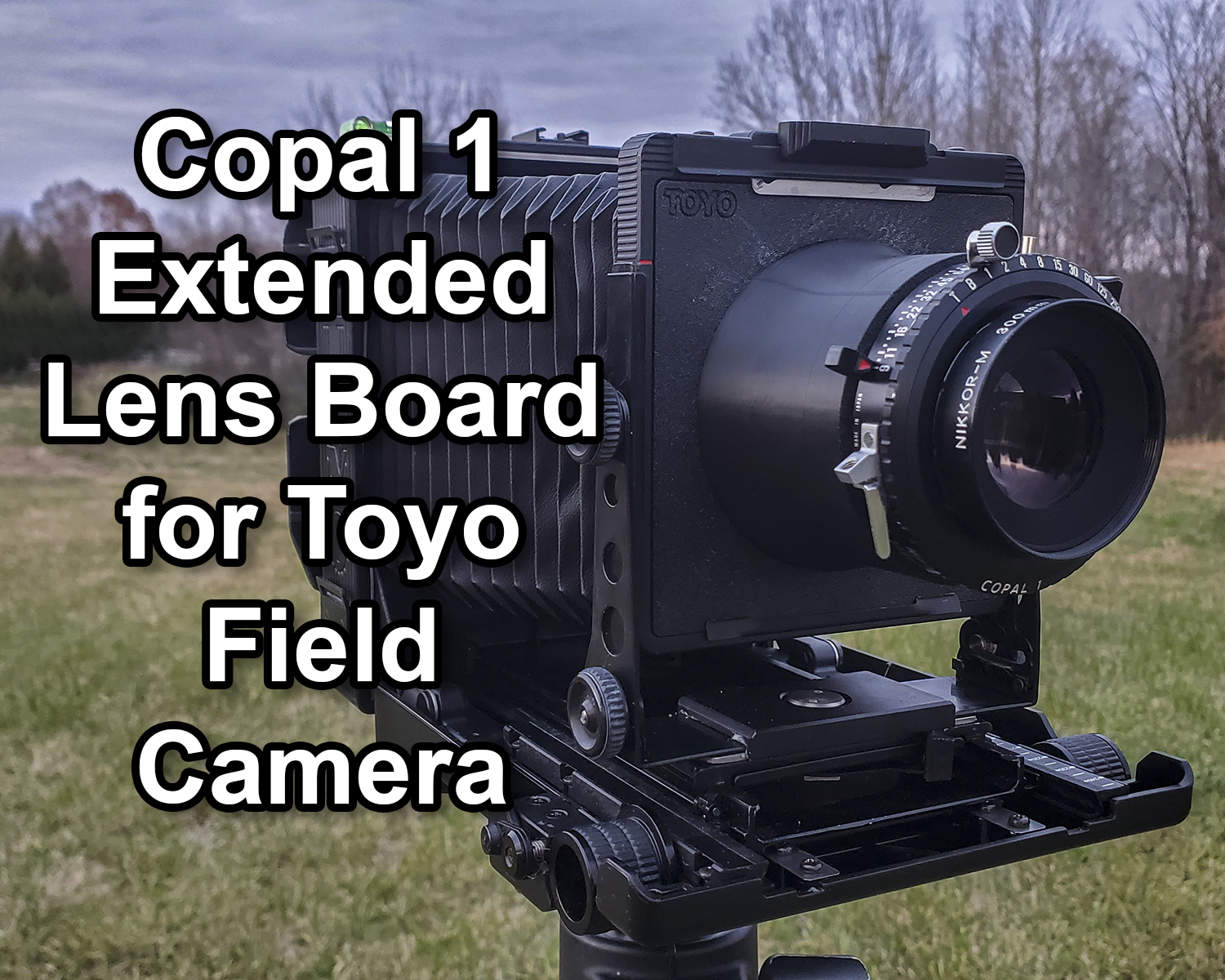 Copal 1 Extended Lensboard for Toyo 4x5 Field Cameras