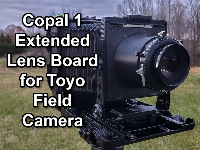 Copal 1 Extended Lensboard for Toyo 4x5 Field Cameras