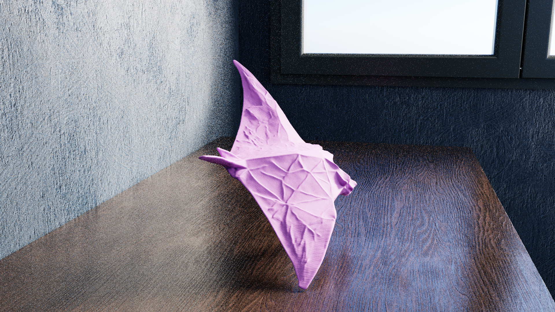 Low Poly Manta Ray — miniatura 2