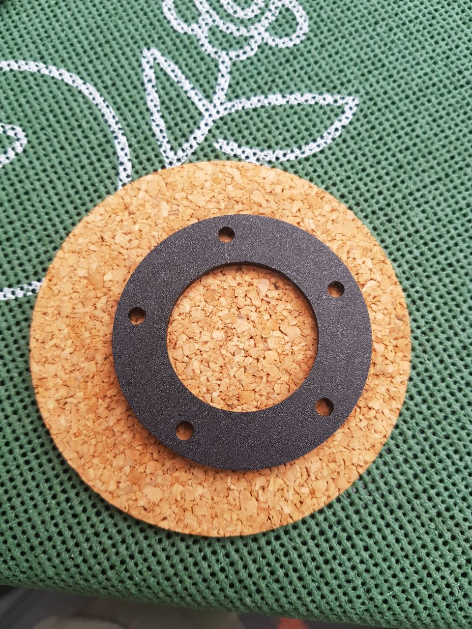 Parametrized (openscad) perforated disk