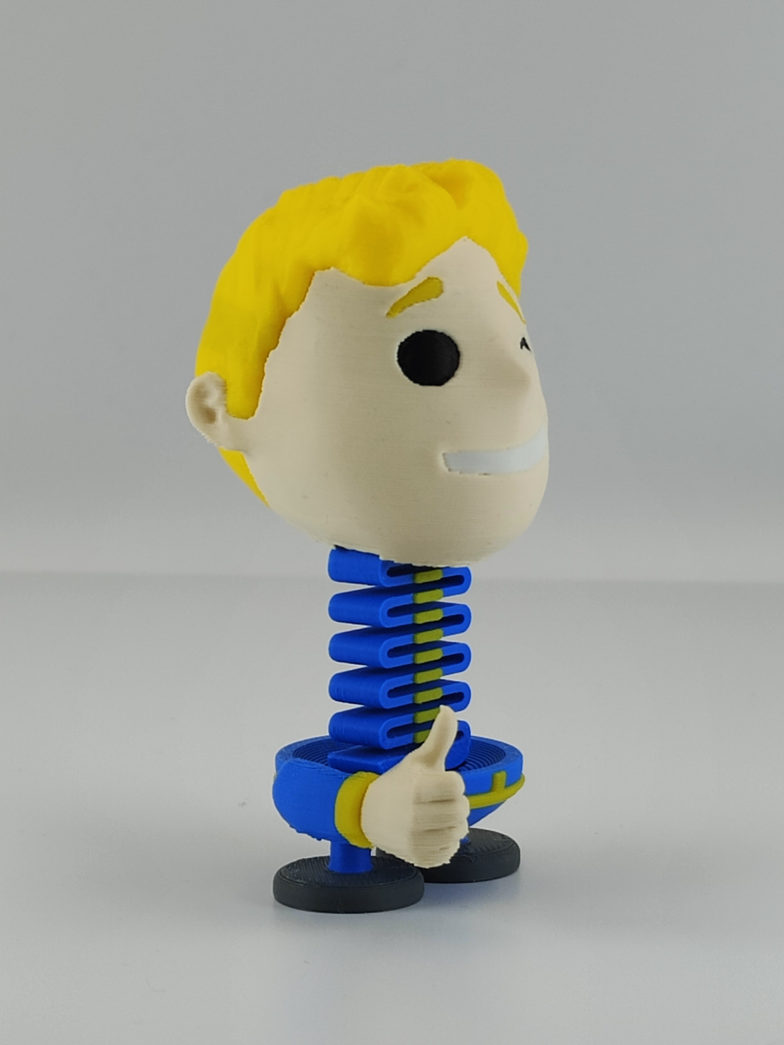 Miniatura 2 do modelo 3D Fallout Vault Boy Springie