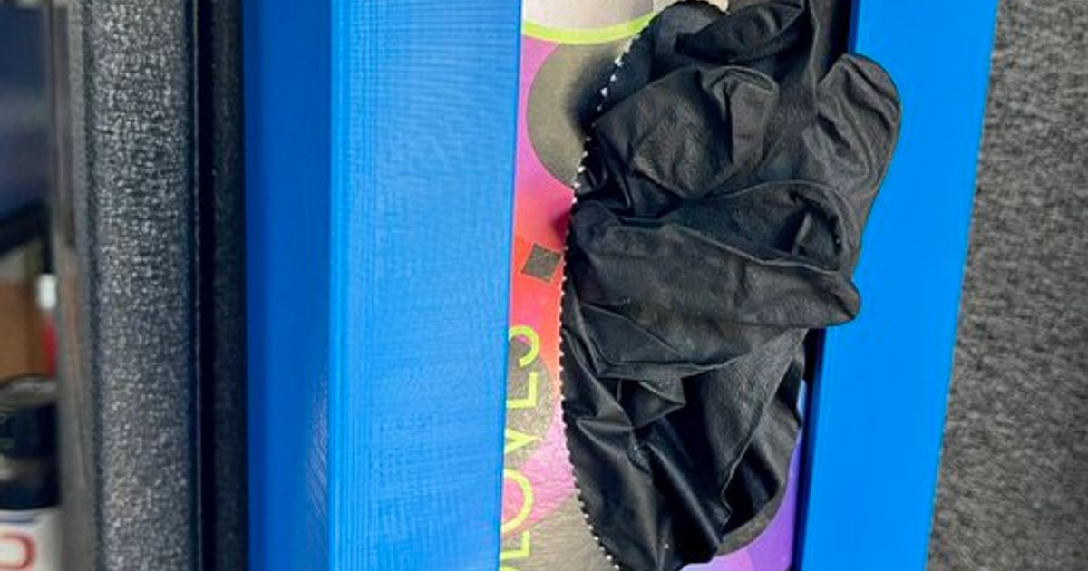 Nitrile Glove Box Holder by crussty Download free STL model