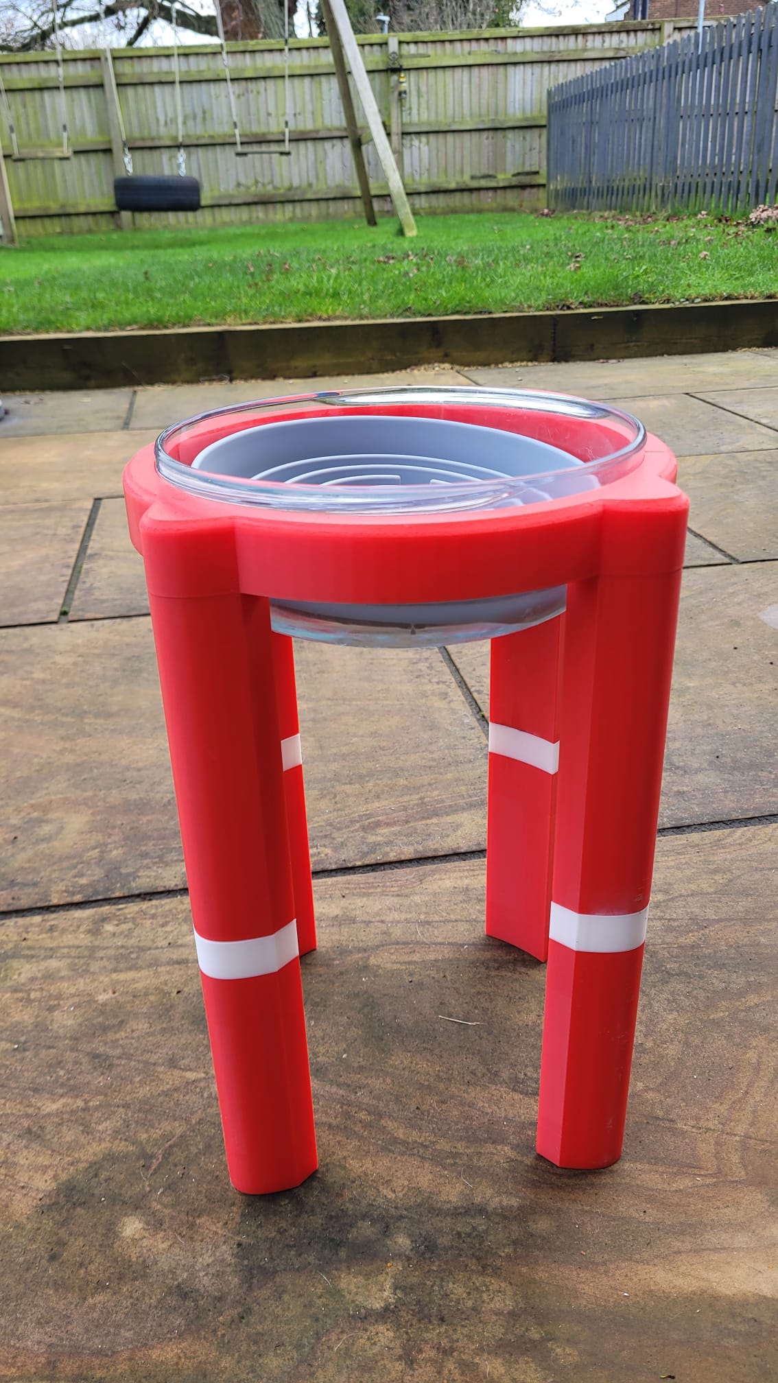 Pet Food Bowl Riser von BertB Kostenloses STLModell herunterladen